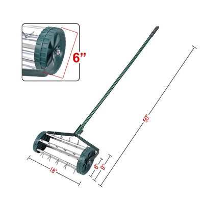 18-inch Garden Lawn Aerator Roller