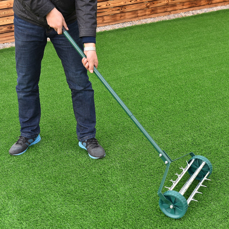 18-inch Garden Lawn Aerator Roller