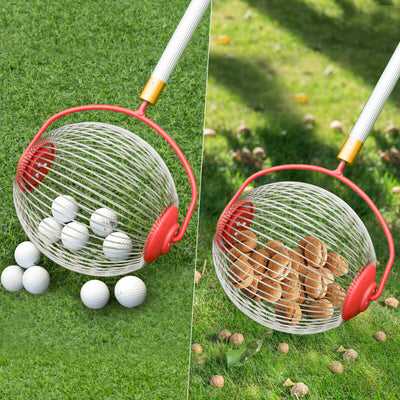 Medium Rolling Nut Gatherer Picks up Balls Nuts and Other Objects