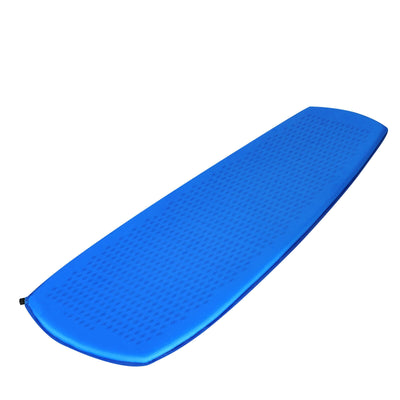 Blue Inflatable Sleeping Pad with Carrying Bag