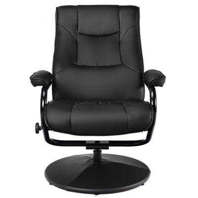 Swivel Lounge Chair Recliner with Ottoman