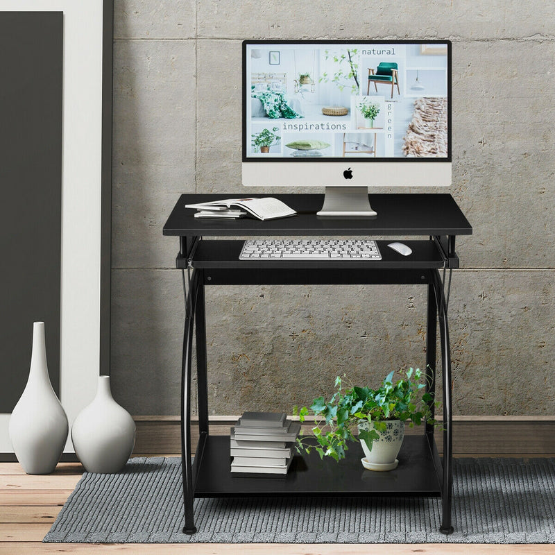 Spacious Wooden PC Laptop Computer Desk