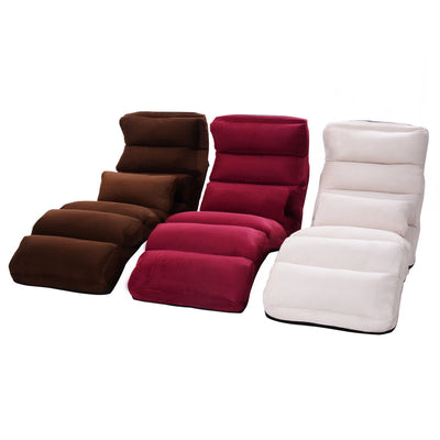 Folding Lazy Sofa Couch with Pillow