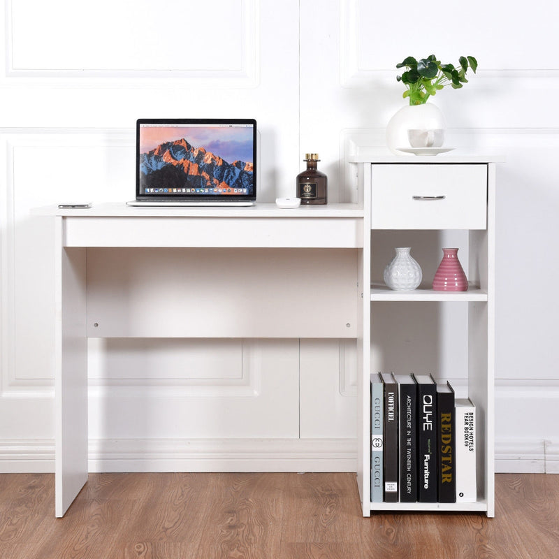 Computer Desk PC Laptop Table with Drawer and Shelf