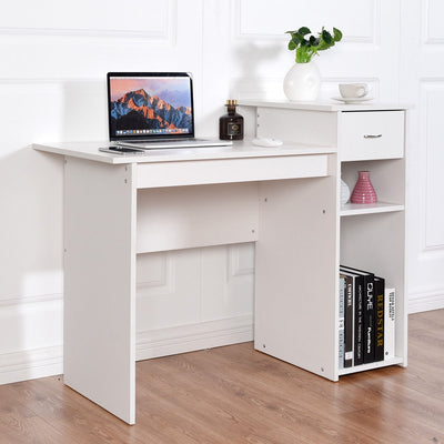 Computer Desk PC Laptop Table with Drawer and Shelf