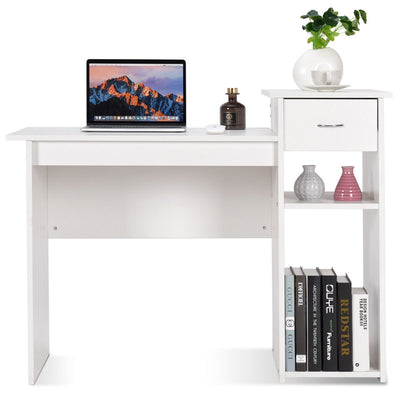 Computer Desk PC Laptop Table with Drawer and Shelf