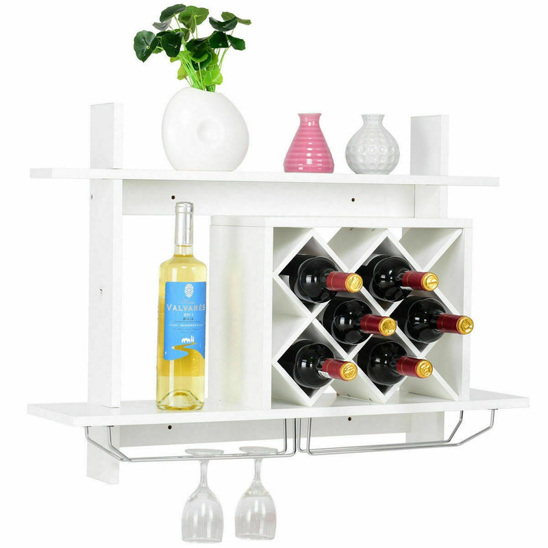 Wall Mount Wine Rack Organizer