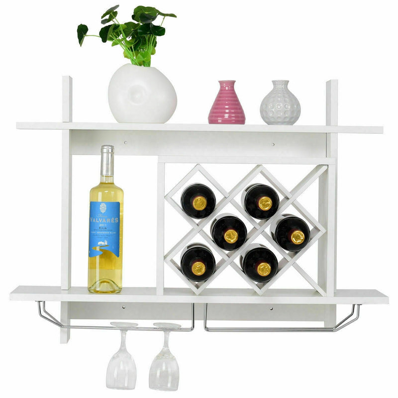 Wall Mount Wine Rack Organizer