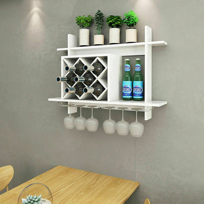 Wall Mount Wine Rack Organizer