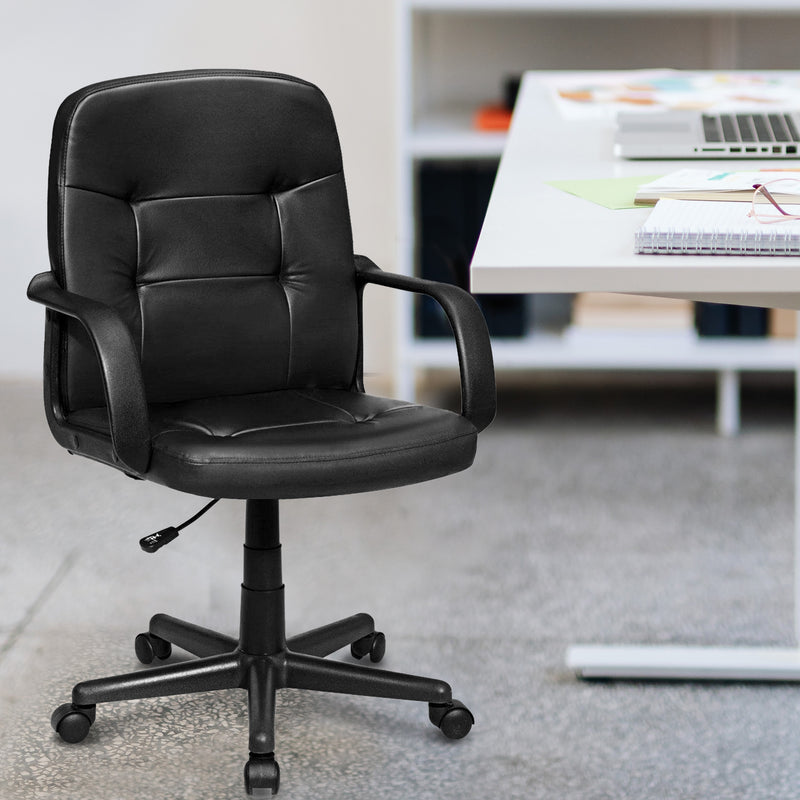 Ergonomic Mid-back Executive Office Chair Swivel Computer Chair