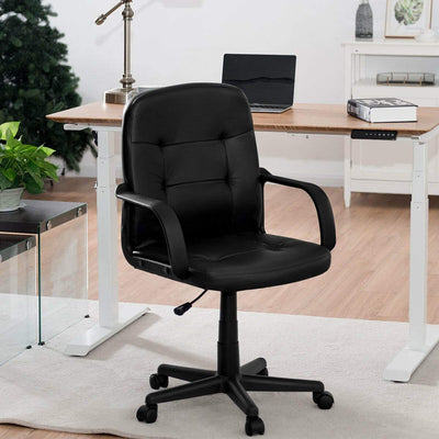 Ergonomic Mid-back Executive Office Chair Swivel Computer Chair