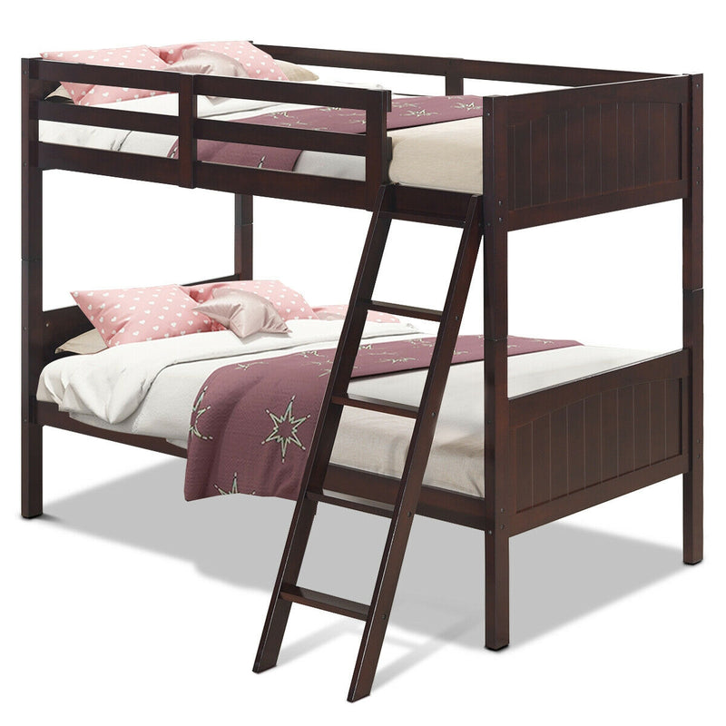 Wooden Bunk Beds Convertable 2 Individual Beds