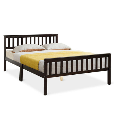 Wood Bed Frame Wood Slats Support Platform Full Size