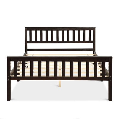 Wood Bed Frame Wood Slats Support Platform Full Size