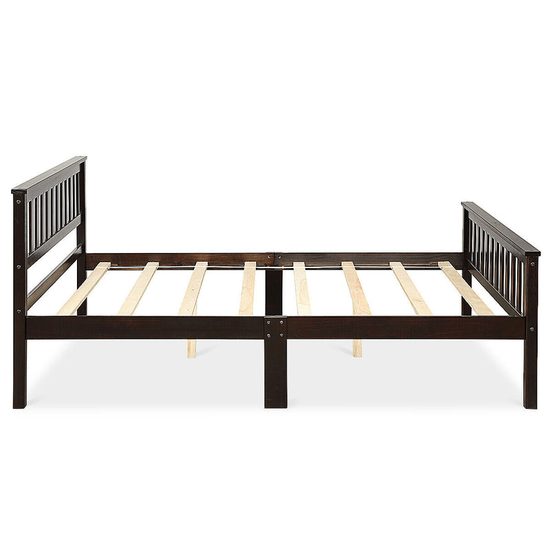 Wood Bed Frame Wood Slats Support Platform Full Size