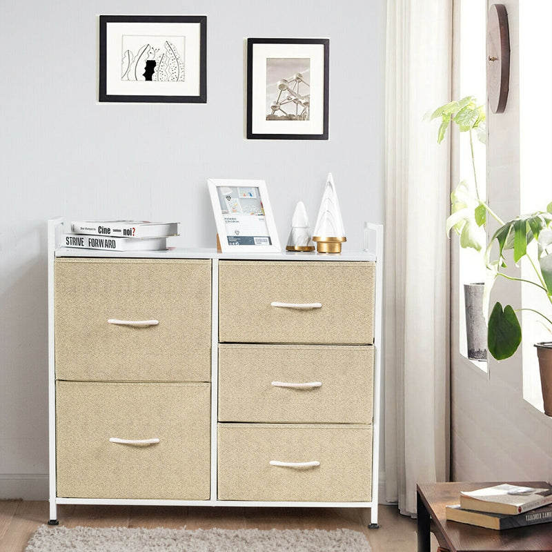 5 Dorm Room Unit Side Drawers Storage