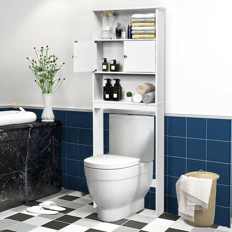 Multifunctional Bathroom Cabinet over-the-Toilet Shelf Storage Rack