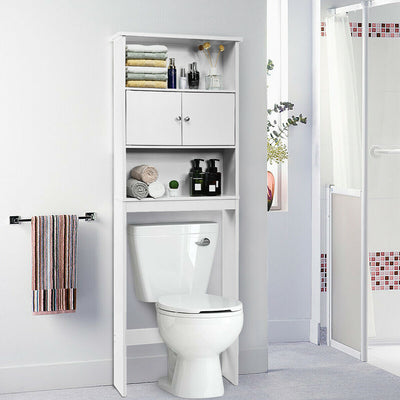 Multifunctional Bathroom Cabinet over-the-Toilet Shelf Storage Rack