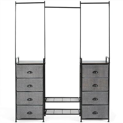 8-Drawer Fabric Dresser with Multi-functional Storage