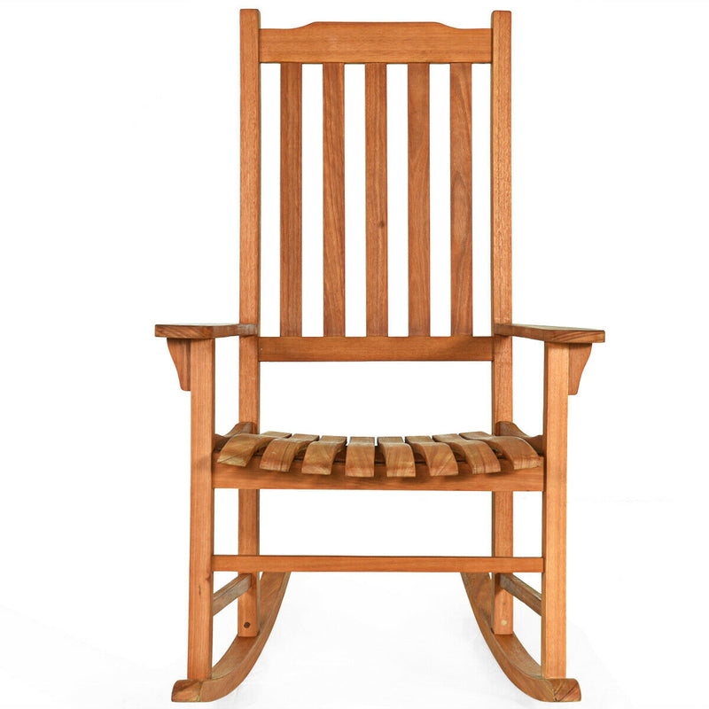 Outdoor Rocking Chair Single Rocker for Patio Deck