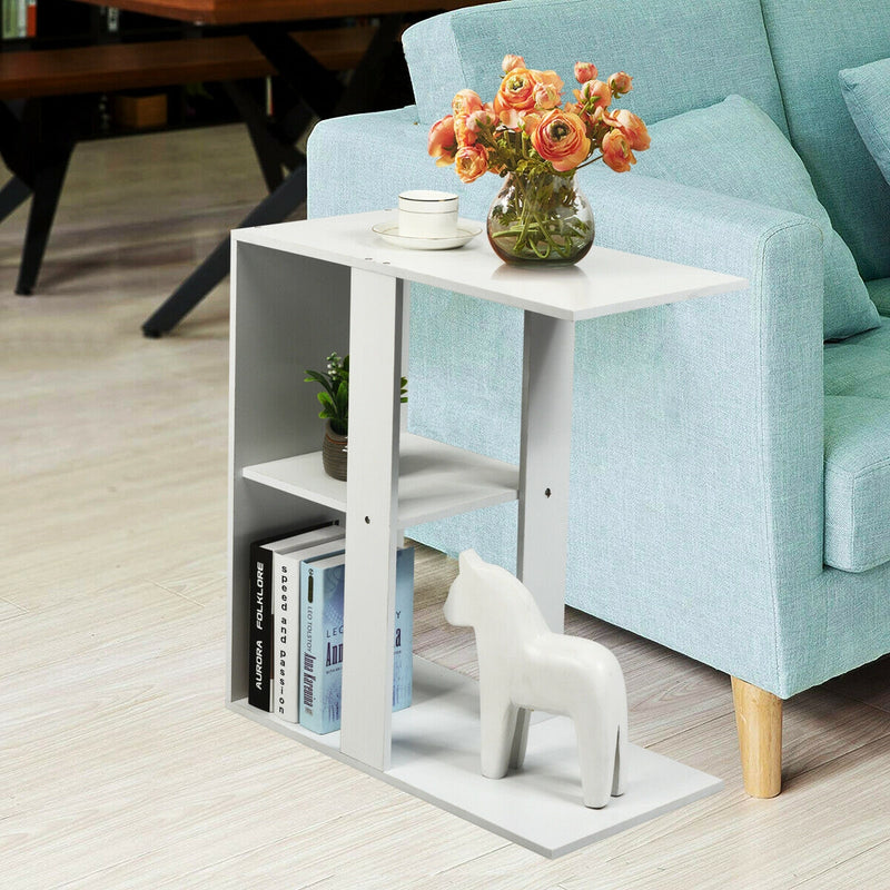 3-tier Sidle table with Storage shelf