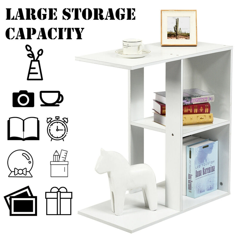 3-tier Sidle table with Storage shelf