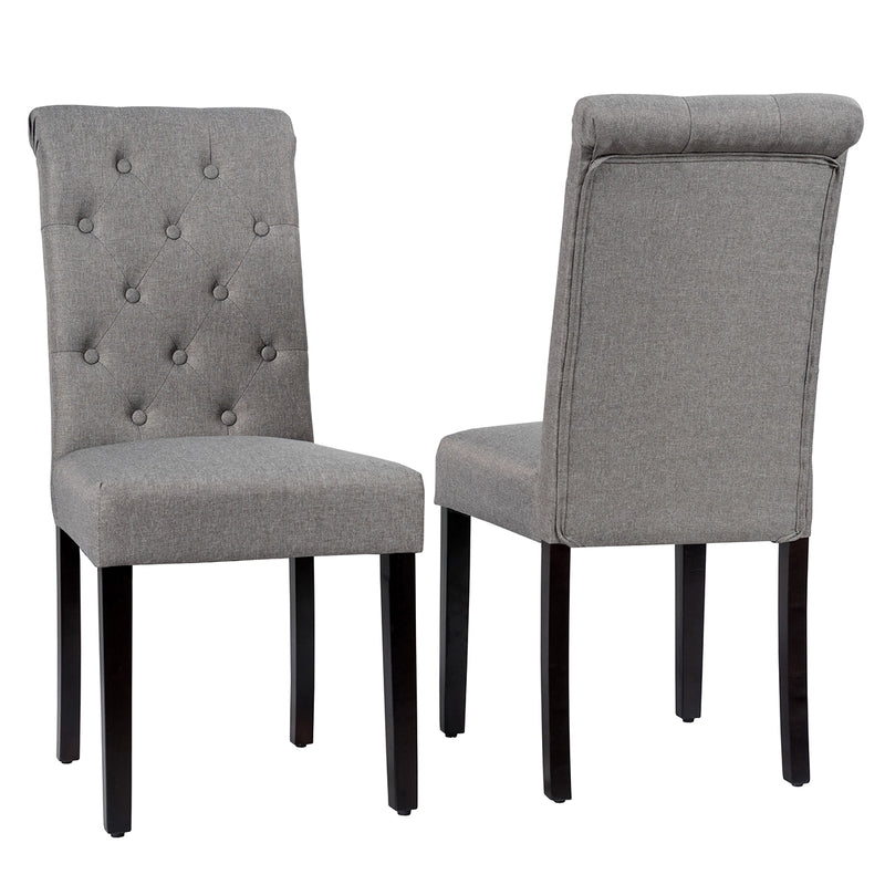 Set of 2 Tufted Dining Chair