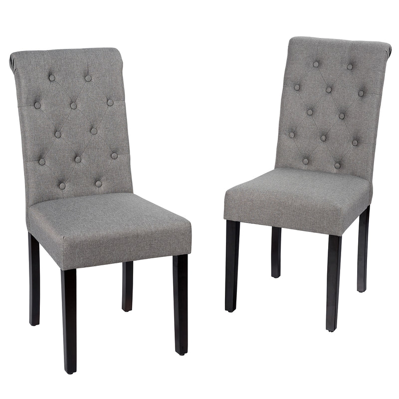 Set of 2 Tufted Dining Chair