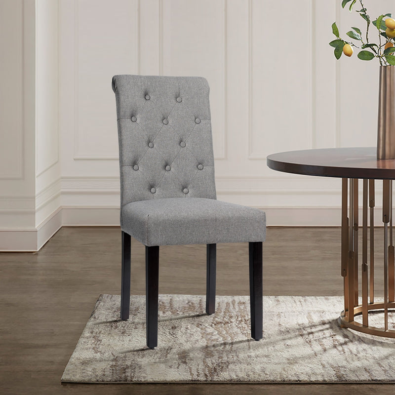 Set of 2 Tufted Dining Chair