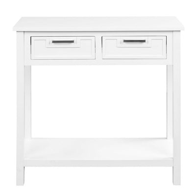 Console Table Cabinet with 2 Drawers and Storage Shelf