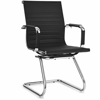 Set of 2 Office Guest Chairs Waiting Room Chairs