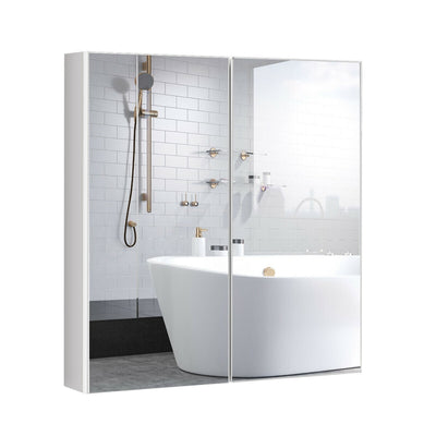 2-Tier Wall-Mounted Bathroom Storage Cabinet