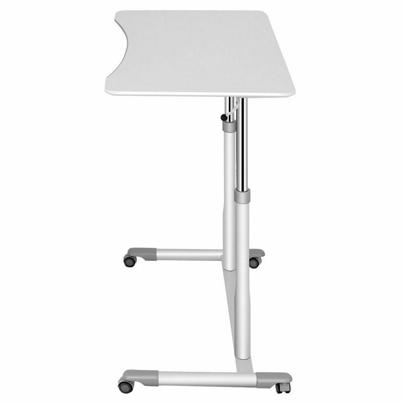 Height Adjustable Computer Desk Sit to Stand Rolling Notebook Table