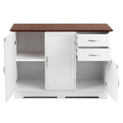 Freestanding Sideboard Storage Cabinet with Drawers