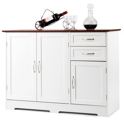 Freestanding Sideboard Storage Cabinet with Drawers