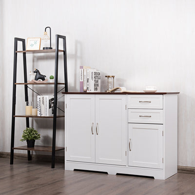 Freestanding Sideboard Storage Cabinet with Drawers