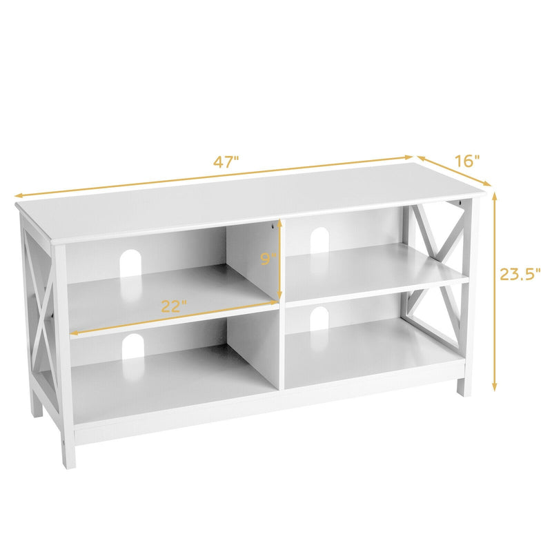 55" TV Stand with Cable Management