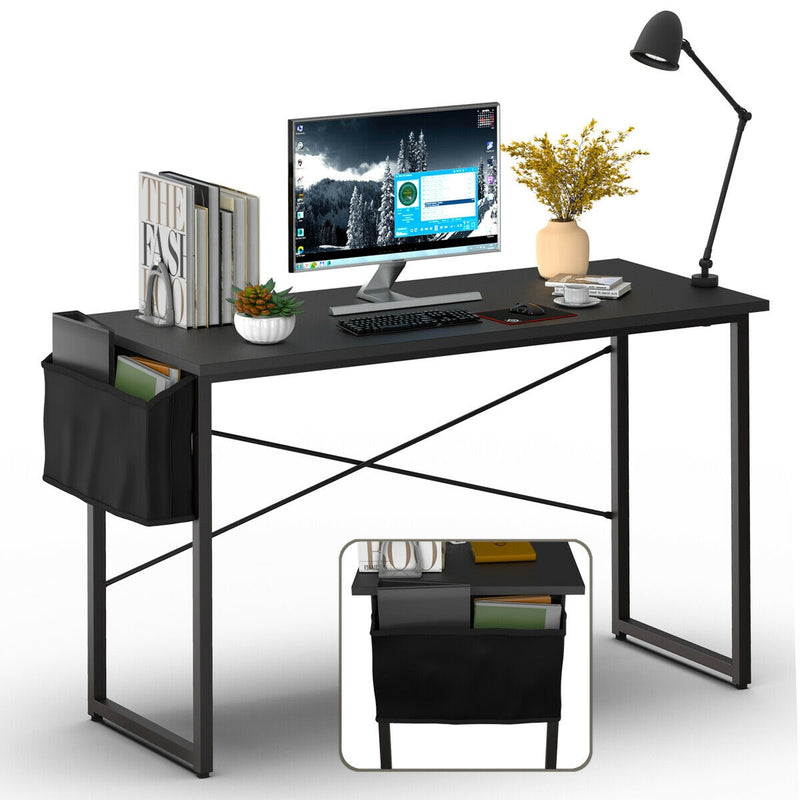 Modern Computer Desk Study Writing Table with Storage Bag