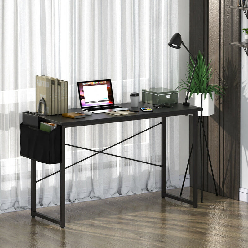 Modern Computer Desk Study Writing Table with Storage Bag