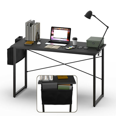 Modern Computer Desk Study Writing Table with Storage Bag