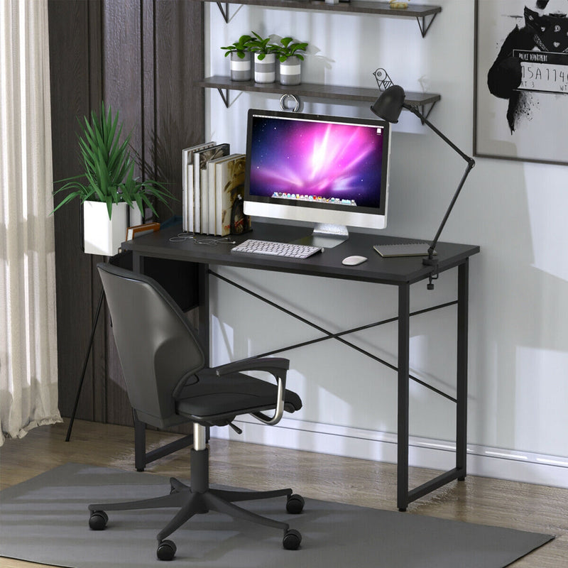 Modern Computer Desk Study Writing Table with Storage Bag