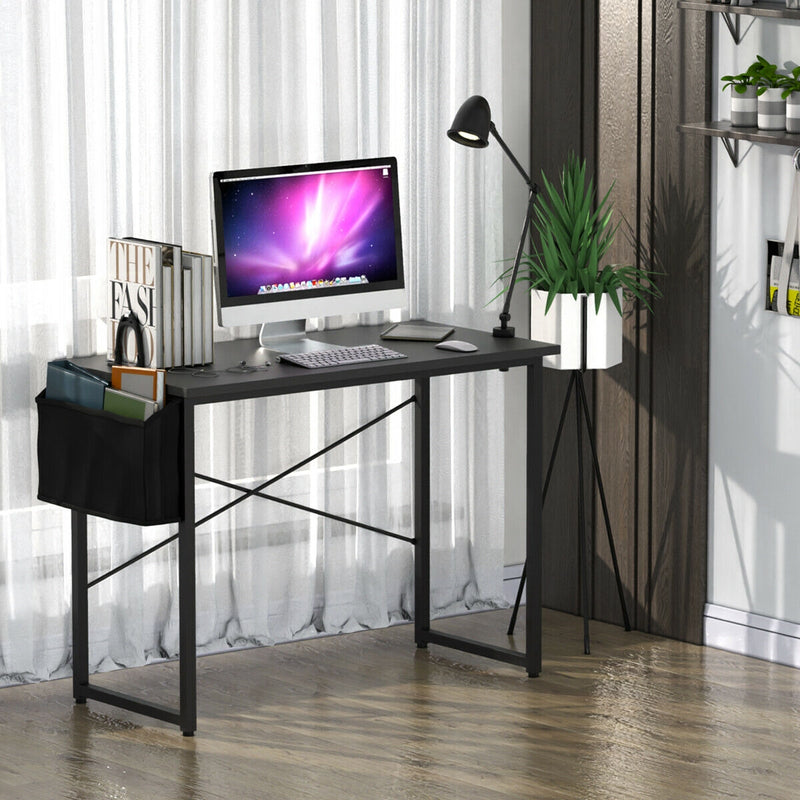 Modern Computer Desk Study Writing Table with Storage Bag