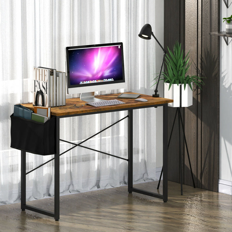 Modern Computer Desk with Storage Bag