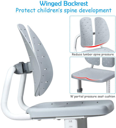 Kids Desk and Chair Set Children's Study Table Storage