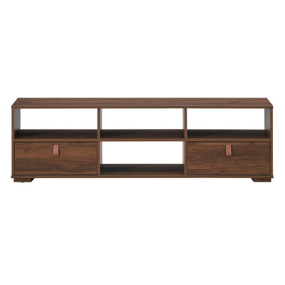 59" TV Stand with 2 Drawers and 4 Open Compartments