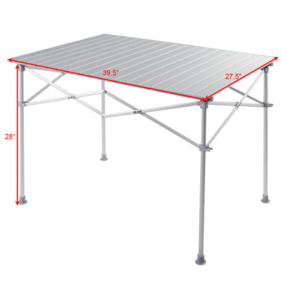 Aluminum Lightweight Folding Picnic Camping Table