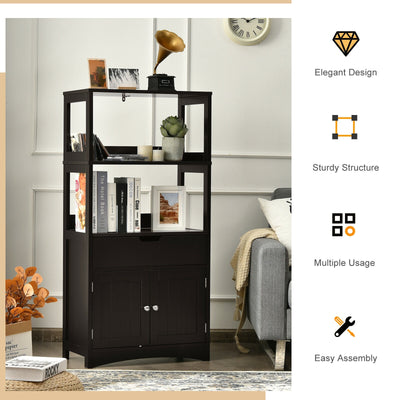 Bathroom Storage Cabinet with Drawer and Shelf Floor Cabinet