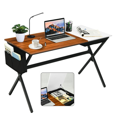 Writing Study Computer Desk with Drawer and Storage Bag