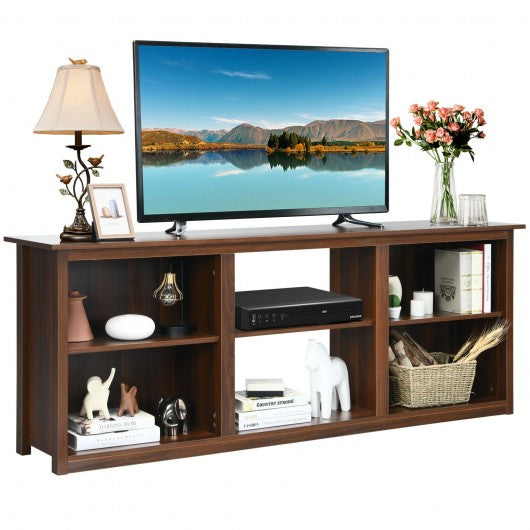 2-Tier TV Stand with 6 Compartments