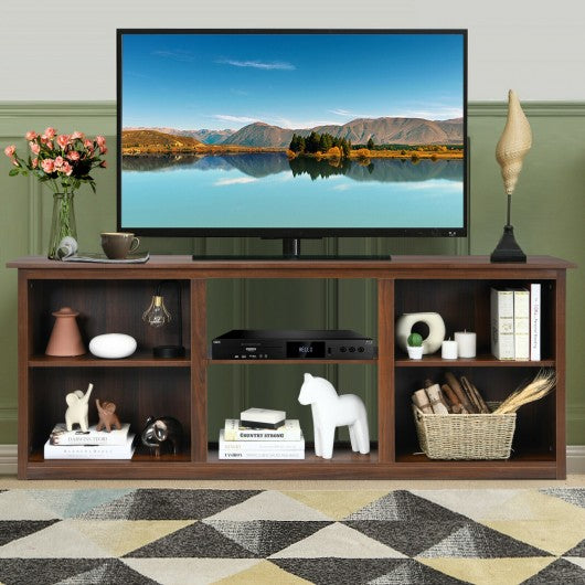 2-Tier TV Stand with 6 Compartments